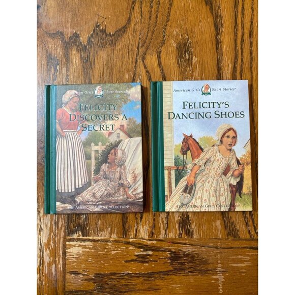 Set of 2 American Girl Short Story HC Books Felicity - Picture 1 of 4